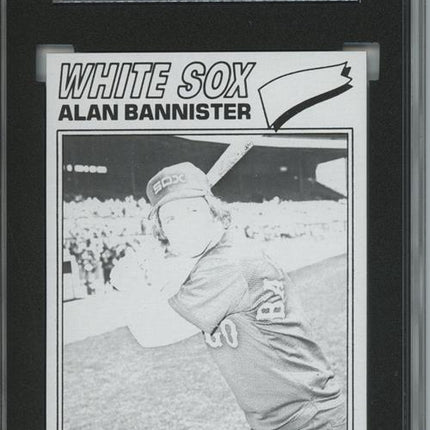 1977 Topps #559 Alan Bannister 9 card progressive proof. 57a