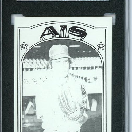 1972 Topps #523 Chuck Dobson 7 card progressive proof. 34a