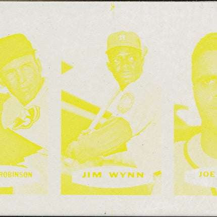 1967 Bazooka Panel #34-36 Acetate Proof Set of 4.B.Robinson, Wynn, Torre