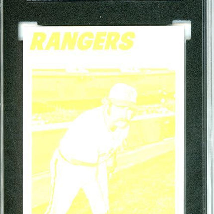 1977 Topps #459 Steve Foucault 9 card progressive proof. 20a
