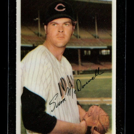 1971 Dell Baseball Stamp Sam MCDowell MINT Laminated c03221