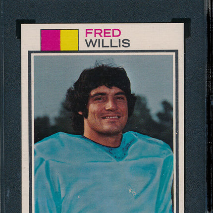 1973 Topps FB 8 Card Progressive Proof #396 Fred Willis 73TFB01