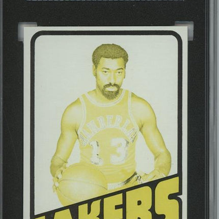1972 Topps #1 Wilt Chamberlain 9 card progressive proof. 48a
