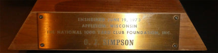 1973 NFL O.J. Simpson Trophy awarded for 1000 Yard Rushing Season (2000 Yards)