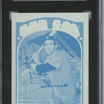 1972 Topps #411 Bob Montgommery 7 card progressive proof. 42a