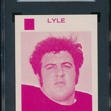 1973 Topps FB 8 Card Progressive Proof #312 Lyle Alzado 73TFB12