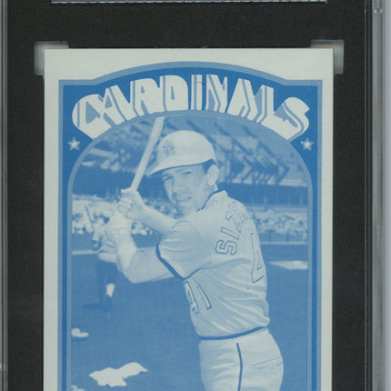 1972 Topps #514 Ted Sizemore 7 card progressive proof set 2A