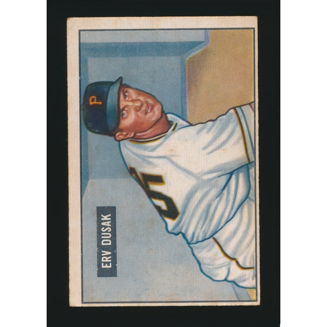 1951 Bowman Baseball #310 Erv Dusak (Vg) c05214