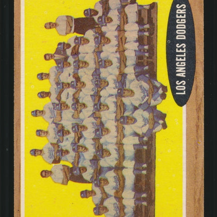 1962 Topps Baseball #43 Los Angeles dodgers Team (Ex++) c05097
