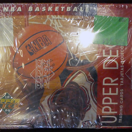 This is a factory sealed box of 30, 10 card packs of the Spanish version of Upper Deck Basketball.