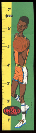 1969-1970 Toops Basketball Rulers #22 OF 24 Wes Unseld