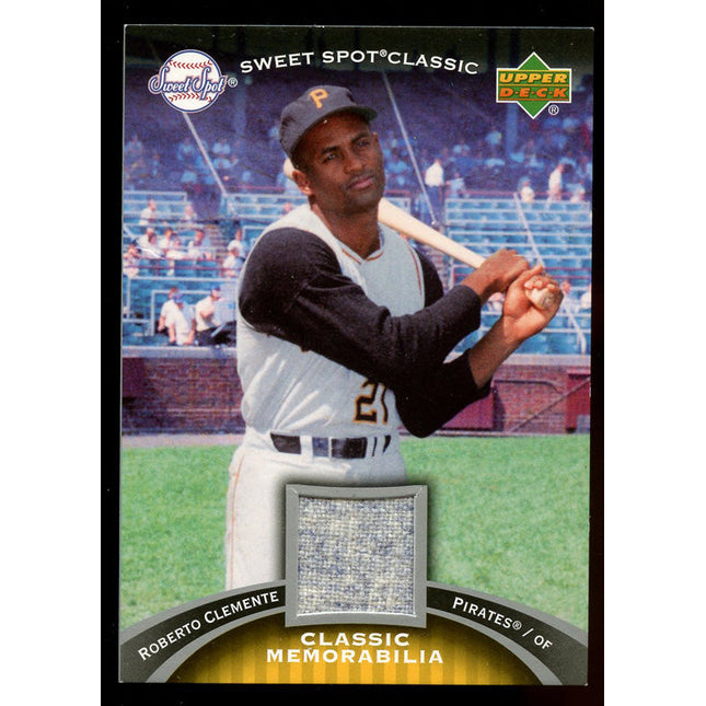 2007 Sweet Spot Classic Roberto Clemente  CM-CL Classic Memorabilia