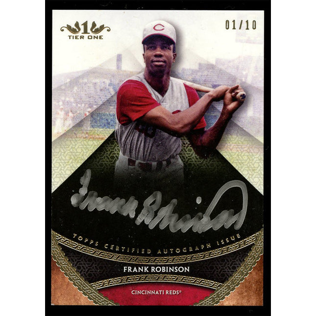 2017 Topps Tier One - Prime Performers Autographs Frank Robinson PPA-FR /10