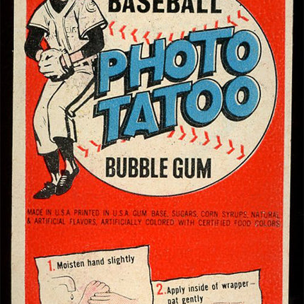 1964 Topps Tattoos Norm Cash
