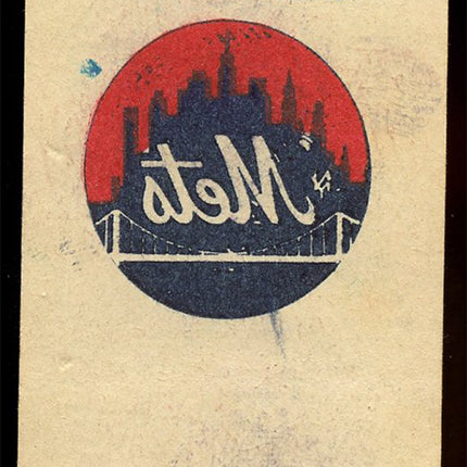 1964 Topps Tattoos New York Mets Logo