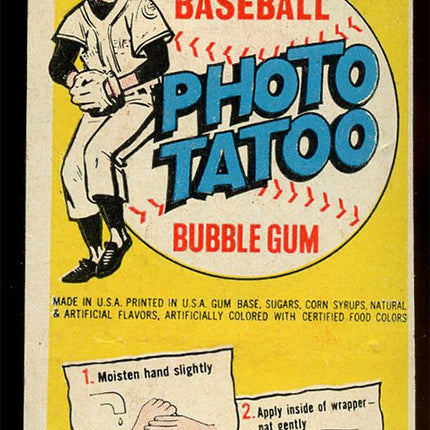 1964 Topps Tattoos New York Mets Logo