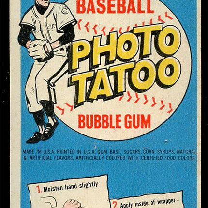 1964 Topps Tattoos Camilio Pascual