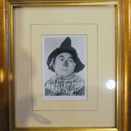 Ray Bolger "The Scarecrow" Autographed Photo