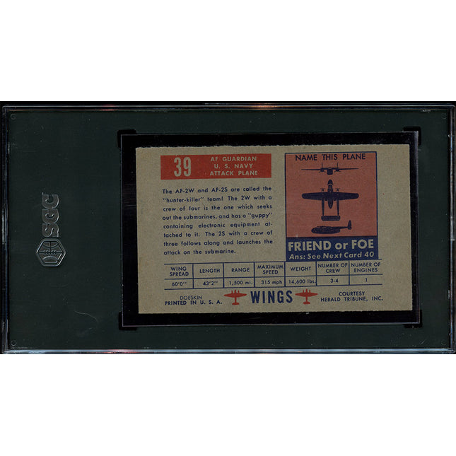 1955 Doeskin Tissues wings #39 AF Guardian - SGC 6