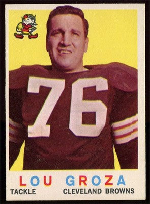 1959 Topps Football #60 Lou Groza NM+ c03278