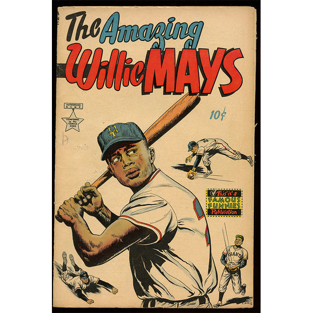 1954 The Amazing Willie Mays Comic Book Front Cover