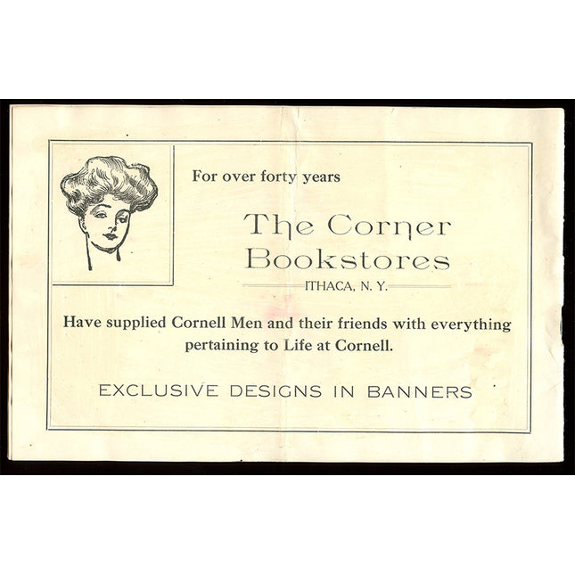 Vintage Chicago Vs. Cornell Football Program (November 13, 1909)