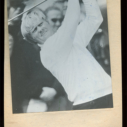 Jack Nicklaus Type 1 1970s Wire Photo