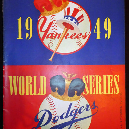 1949 World Series Program Yankees Version