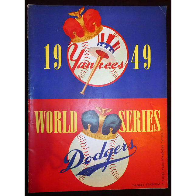 1949 World Series Program Yankees Version