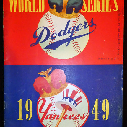 1949 World Series Program Dodgers Version