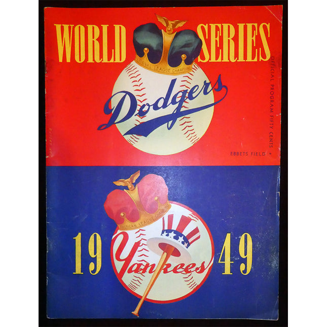 1949 World Series Program Dodgers Version