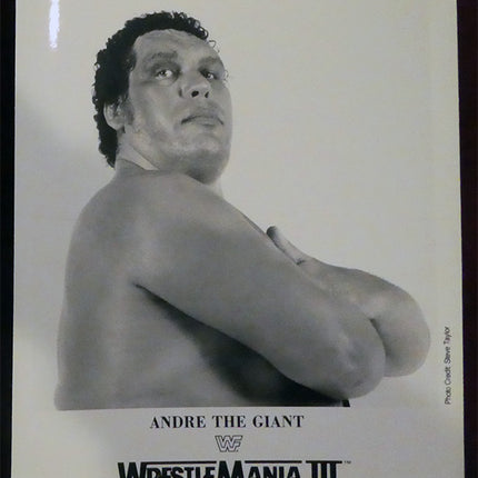 WrestleMania III Original Press Kit