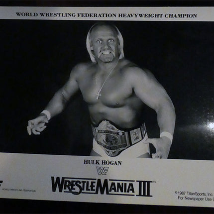 WrestleMania III Original Press Kit