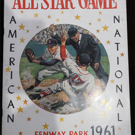 1961 Major League Baseball All Star Game Program Fenway Park