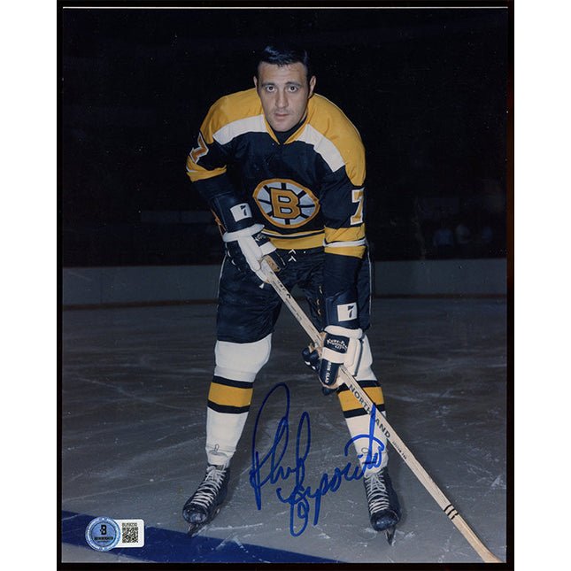 Phil Esposito Autographed 8x10 color photo