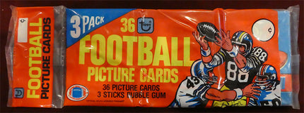 1980 Topps Football Supermarket  Rack Pack