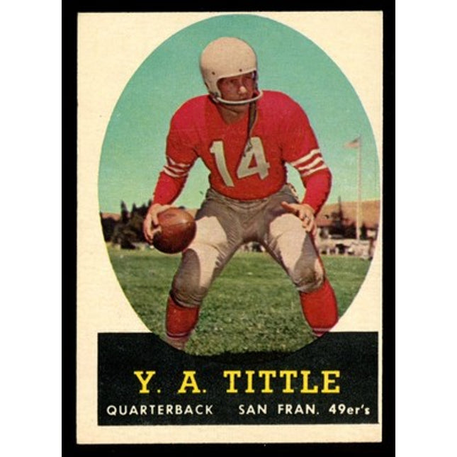 1958 Topps Football #86 Y.A. Tittle EXMT c02918