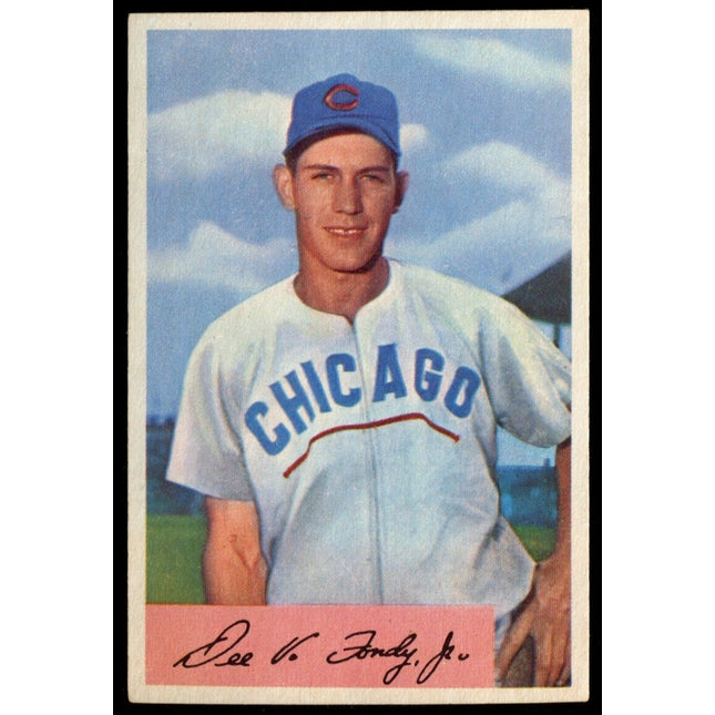 1954 Bowman Baseball #173 Dee Fondy NM+ c02855
