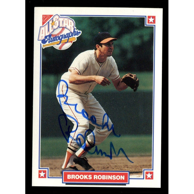 1993 Nabisco Baseball Brooks Robinson  Autographed Card NMMT c02955