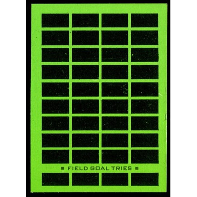 1975 Topps Football Scratchoff FB Game Card unscratched NM+ C02574